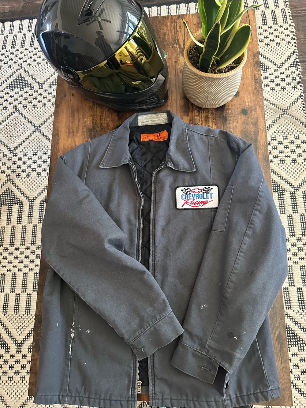 Men’s Quilted Lined Work Jacket - Gray